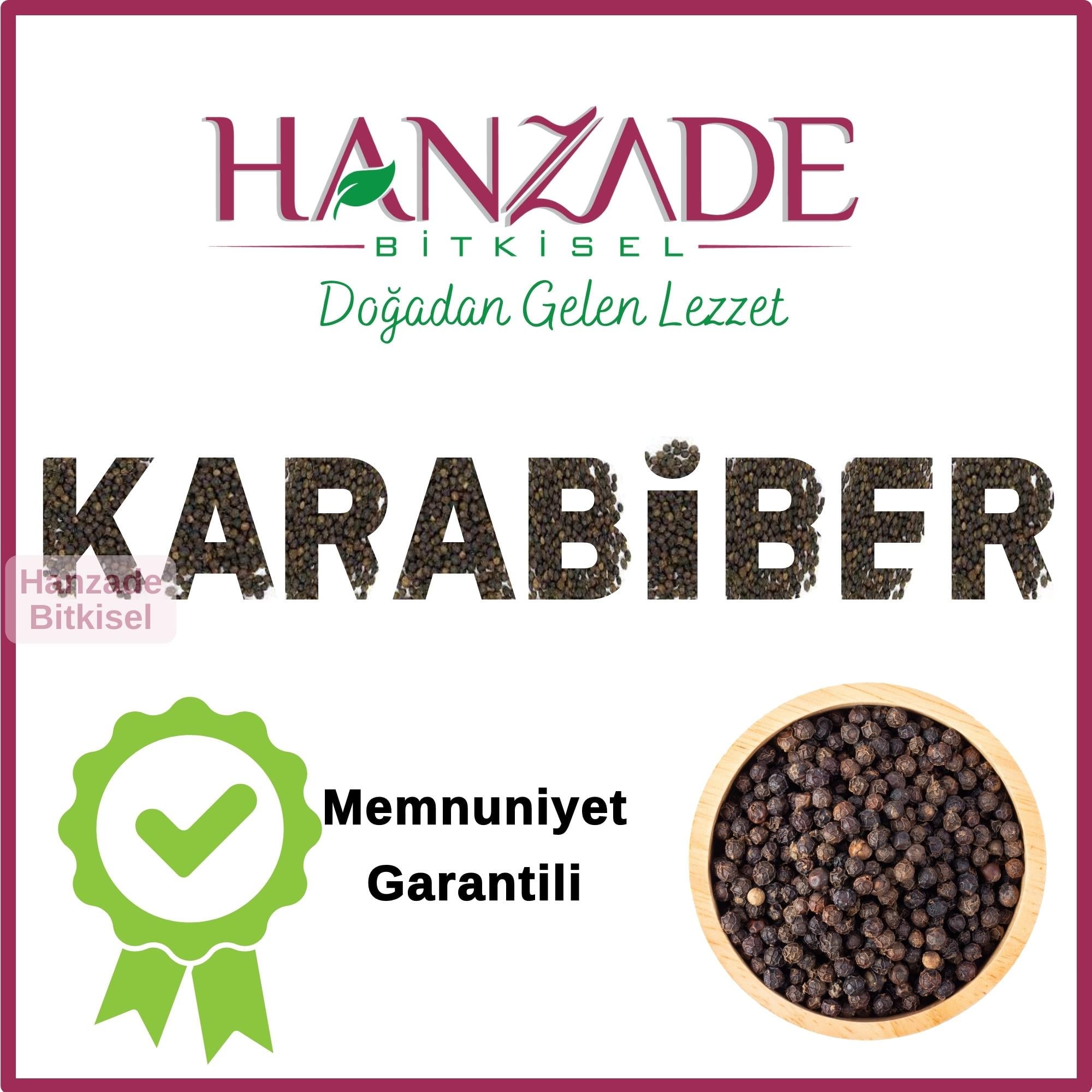 Hanzade Bitkisel Karabiber Tane - Yüksek Kalibre, İri Taneli