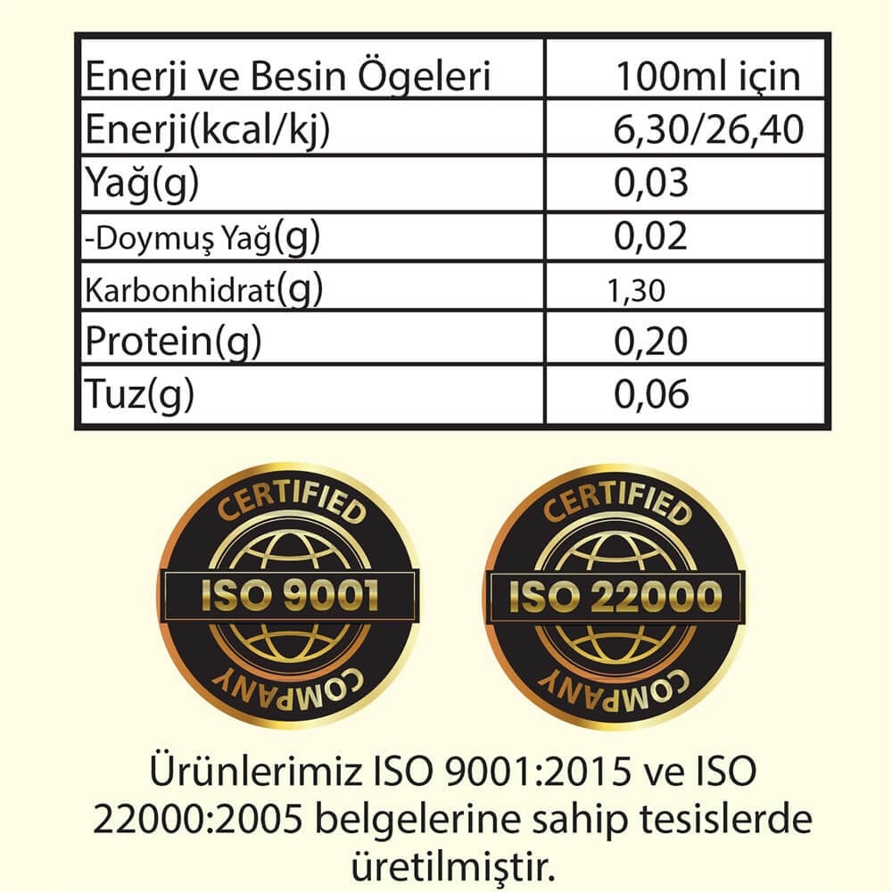 Hanzade Bitkisel Karpuz Sirkesi 500 Ml Doğal Fermantasyon Içilebilir Katkısız Cam Şişe