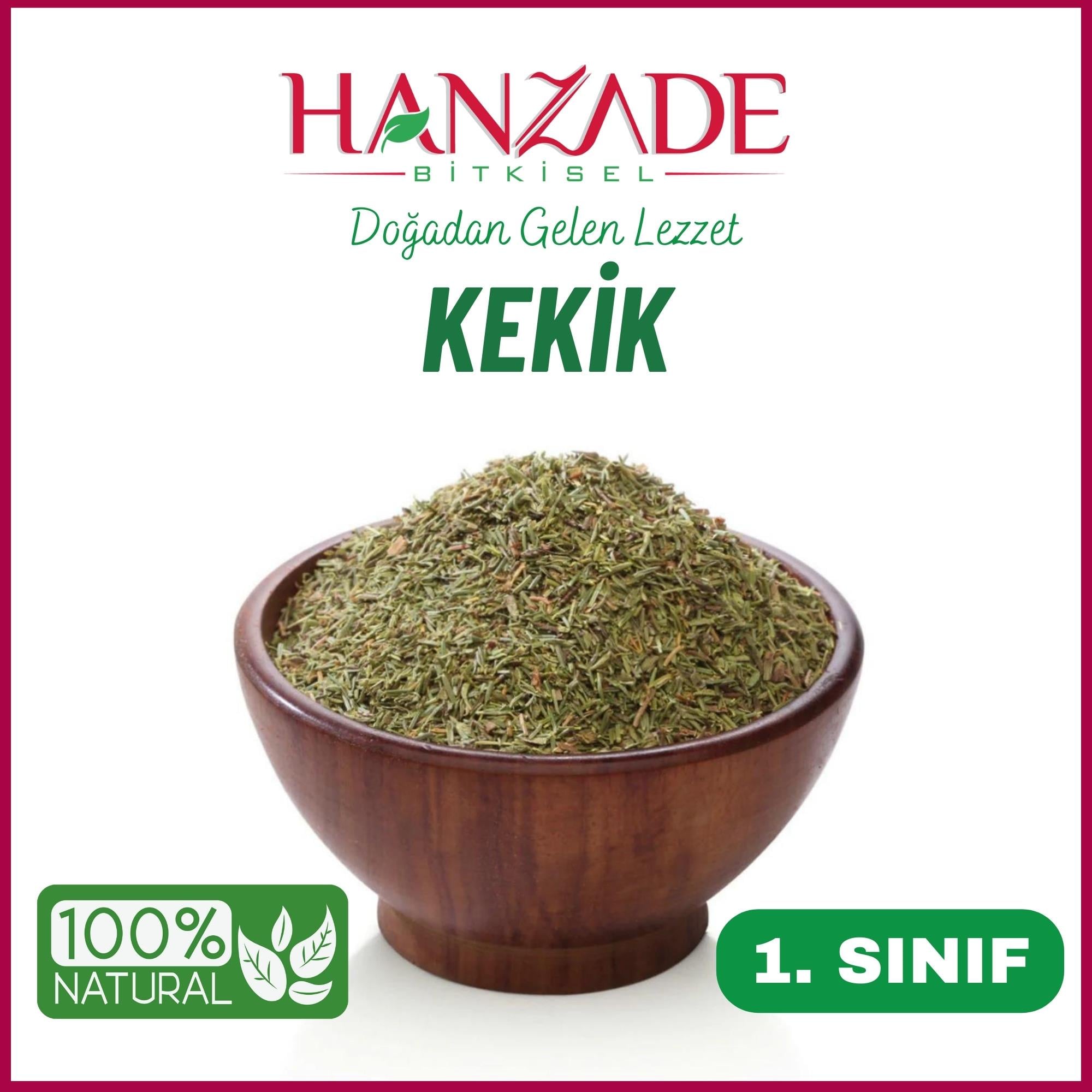 Hanzade Bitkisel Kekik Bilye Kekikten Öğütülmüş, Saf, Karışımsız