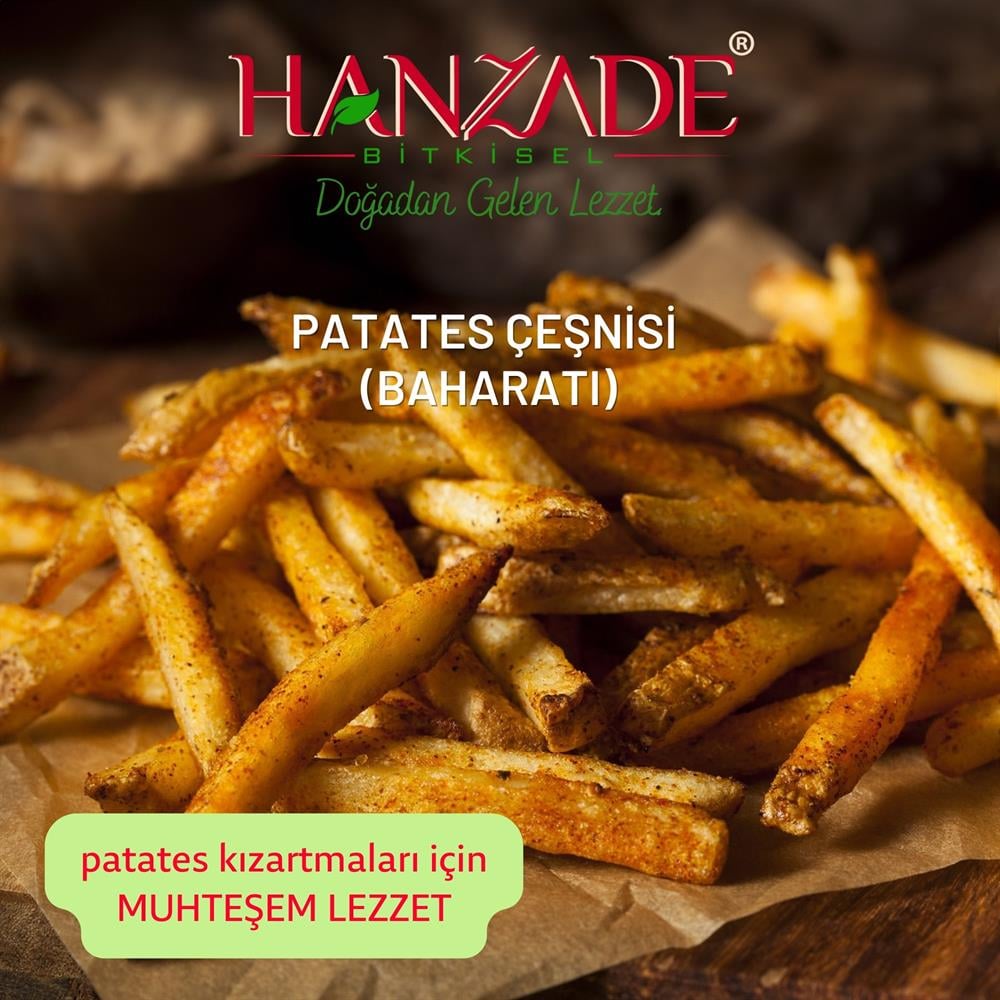 Hanzade Bitkisel Kızarmış Patates Baharatı Çeşnisi