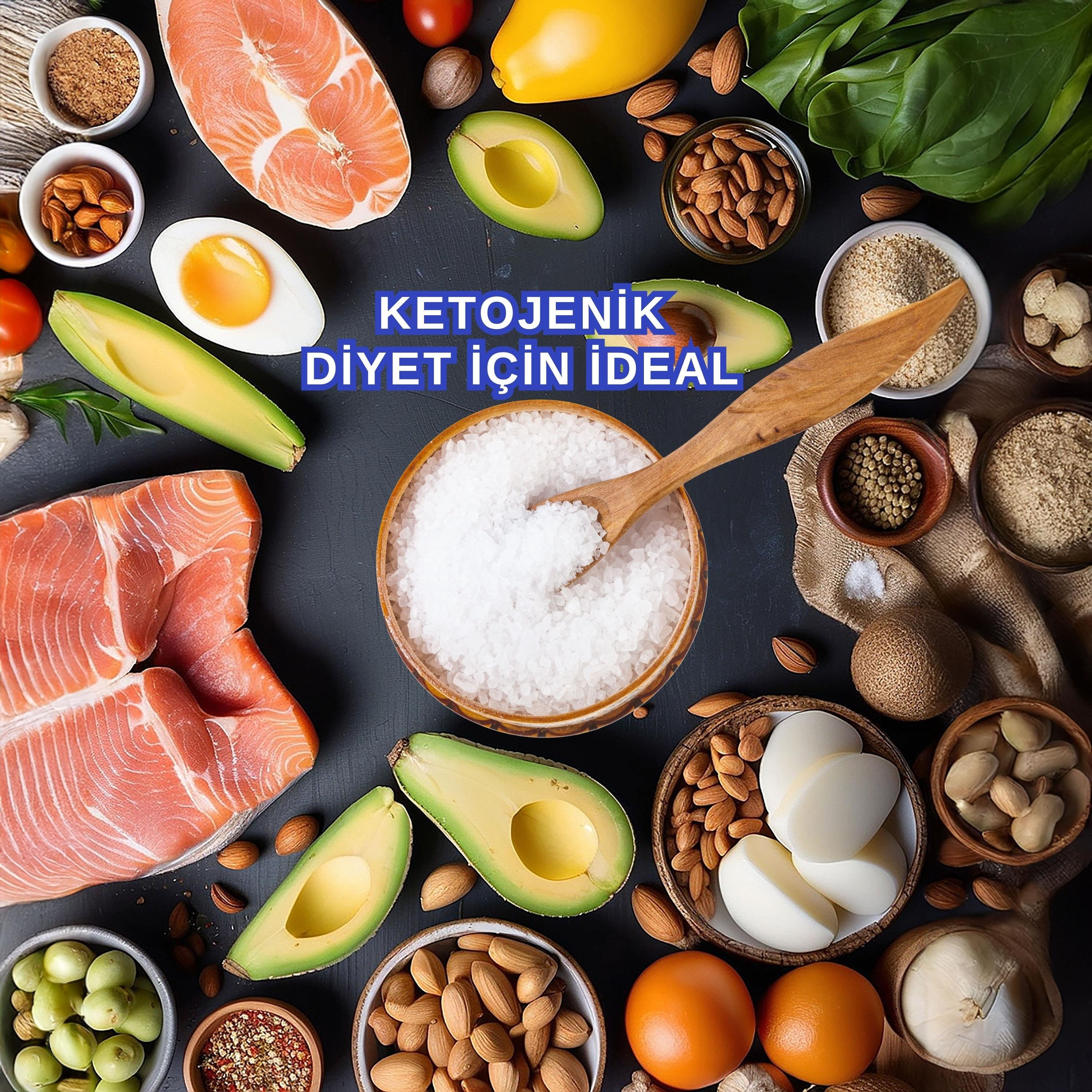 Hanzade Bitkisel Saf Deniz Tuzu İyot İlavesiz 1 Kg