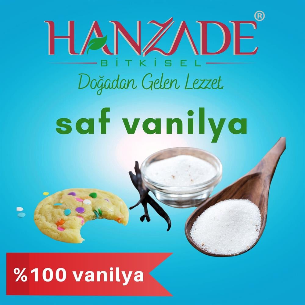 Hanzade Bitkisel Saf Vanilya Şekersiz