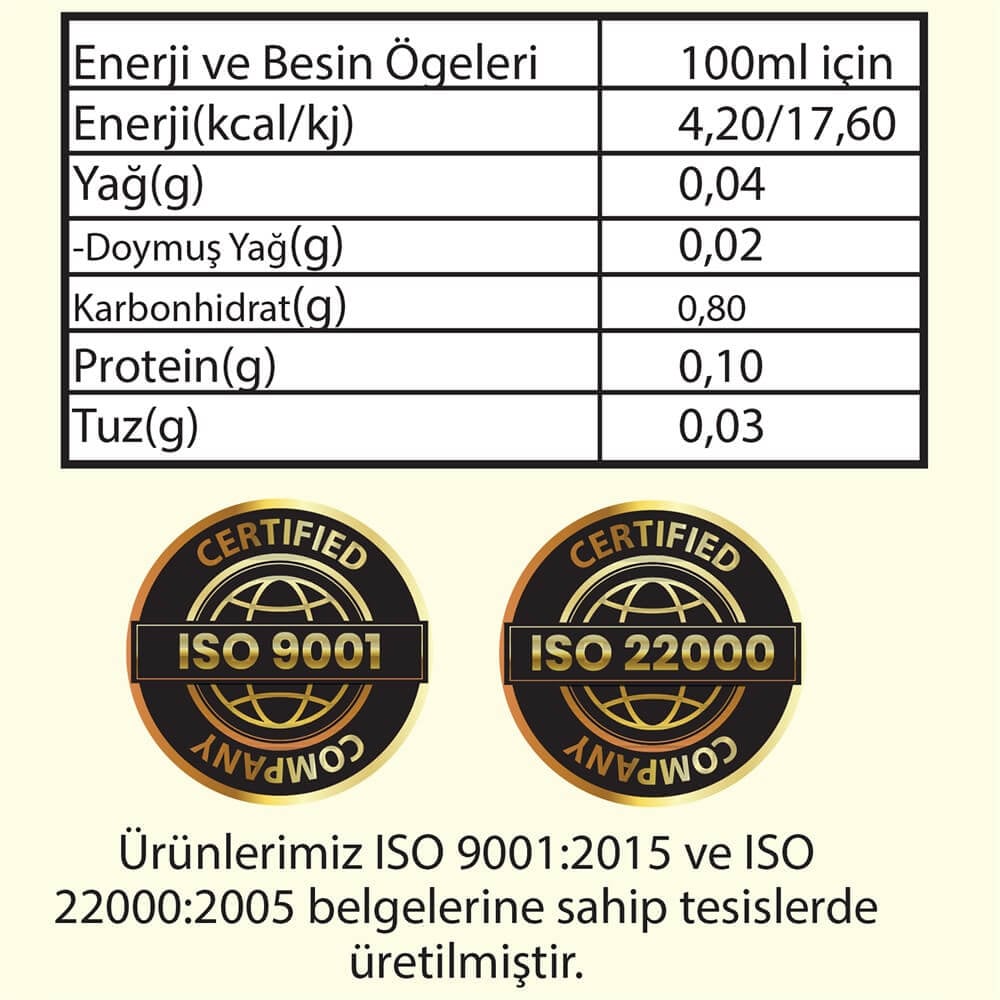Hanzade Bitkisel Sarımsaklı Limon Sirkesi 500 Ml Doğal Fermantasyon Içilebilir Katkısız Cam Şişe