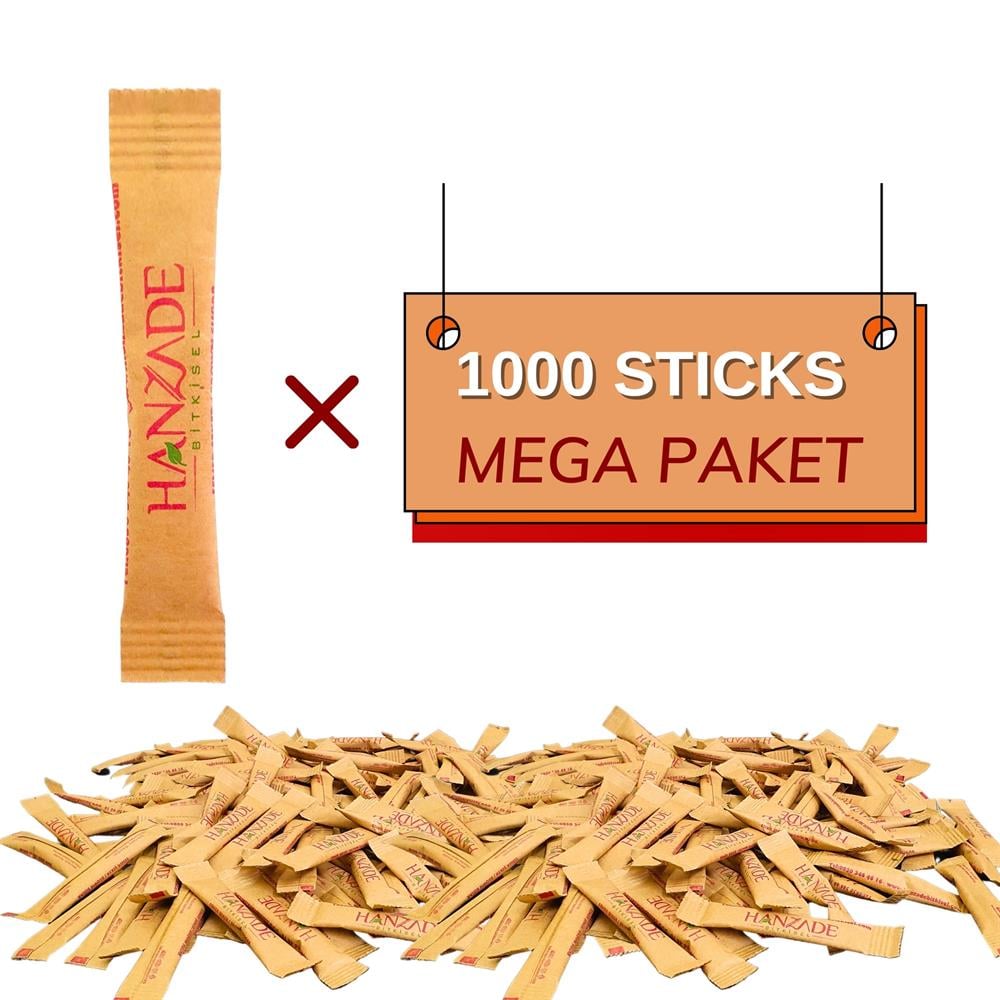 Hanzade Bitkisel Stick Kahverengi Esmer Şeker