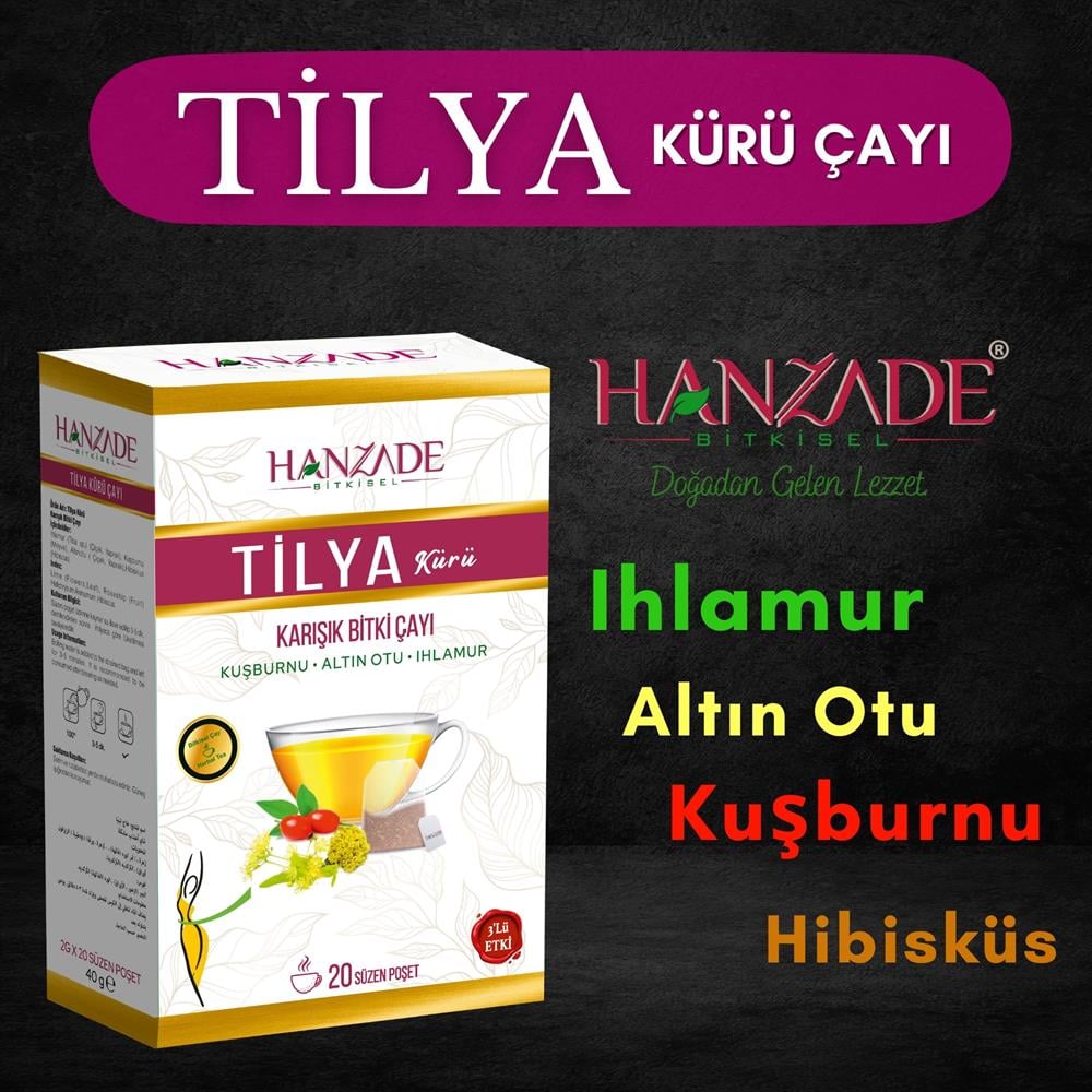 Hanzade Bitkisel Tilya Kürü Kuşburnu Altın Otu Ihlamur Karışık