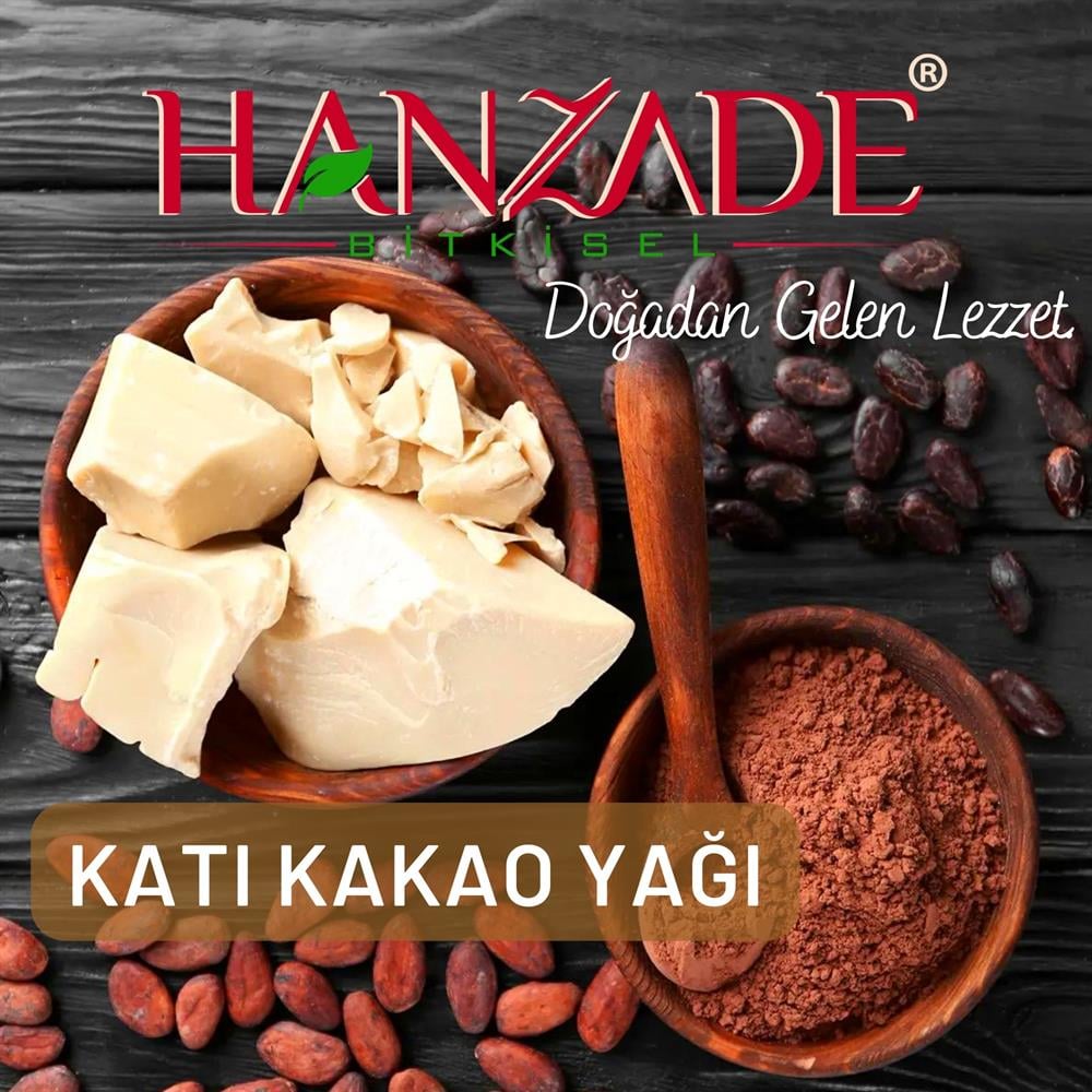 Hanzade Bitkisel Yenilebilir Saf Katı Kakao Yağı