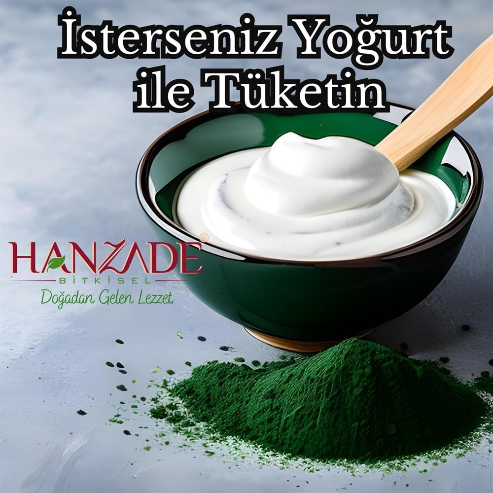 Hanzade Bitkisel Yenilebilir Spirulina Yosun Tozu
