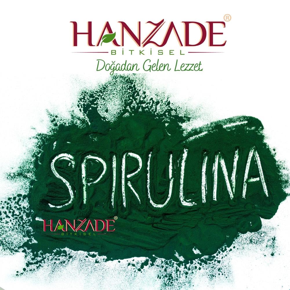 Hanzade Bitkisel Yenilebilir Spirulina Yosun Tozu