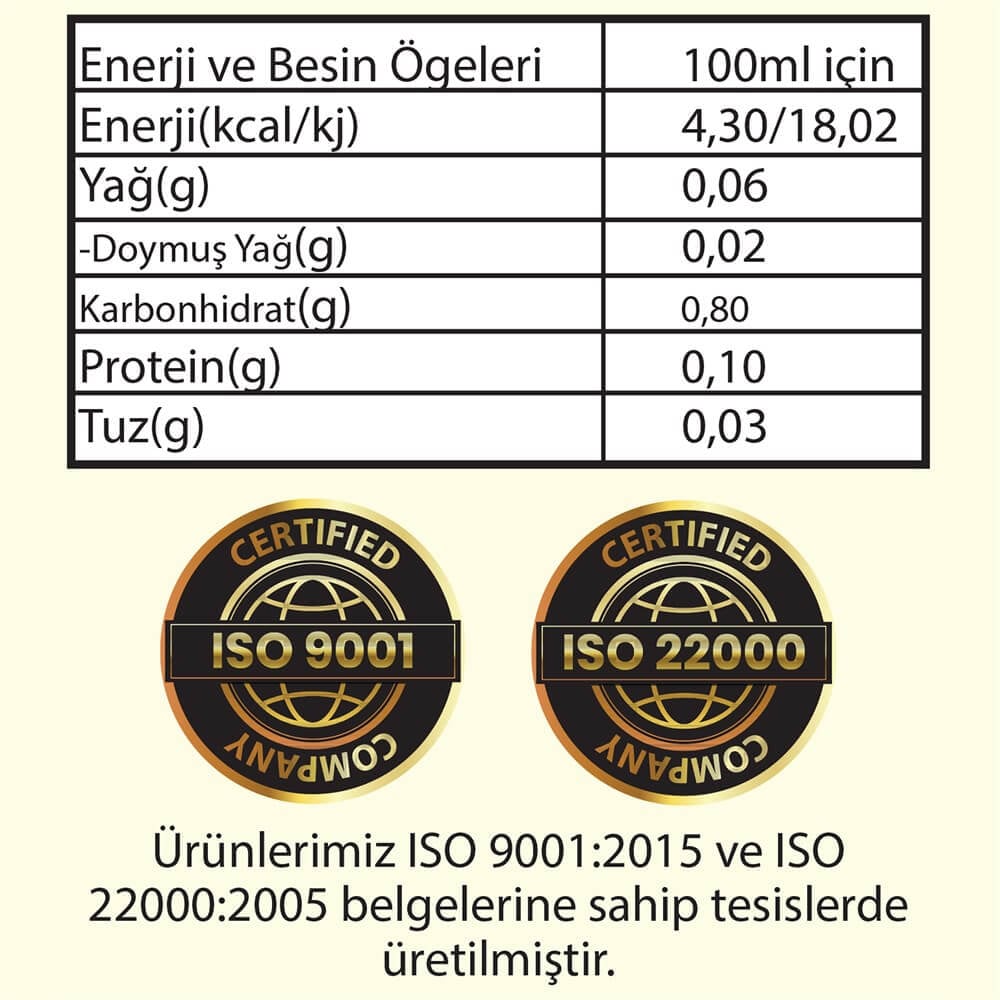 Hanzade Bitkisel Zerdeçallı Elma Sirkesi 500 Ml Doğal Fermantasyon Içilebilir Katkısız Cam Şişe