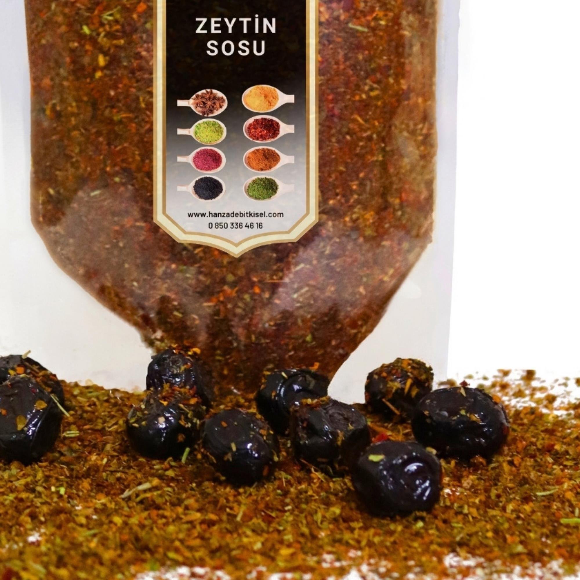 Hanzade Bitkisel Zeytin ve Zeytinyağı Çeşnisi Sosu Harcı Baharatı Kahvaltılık