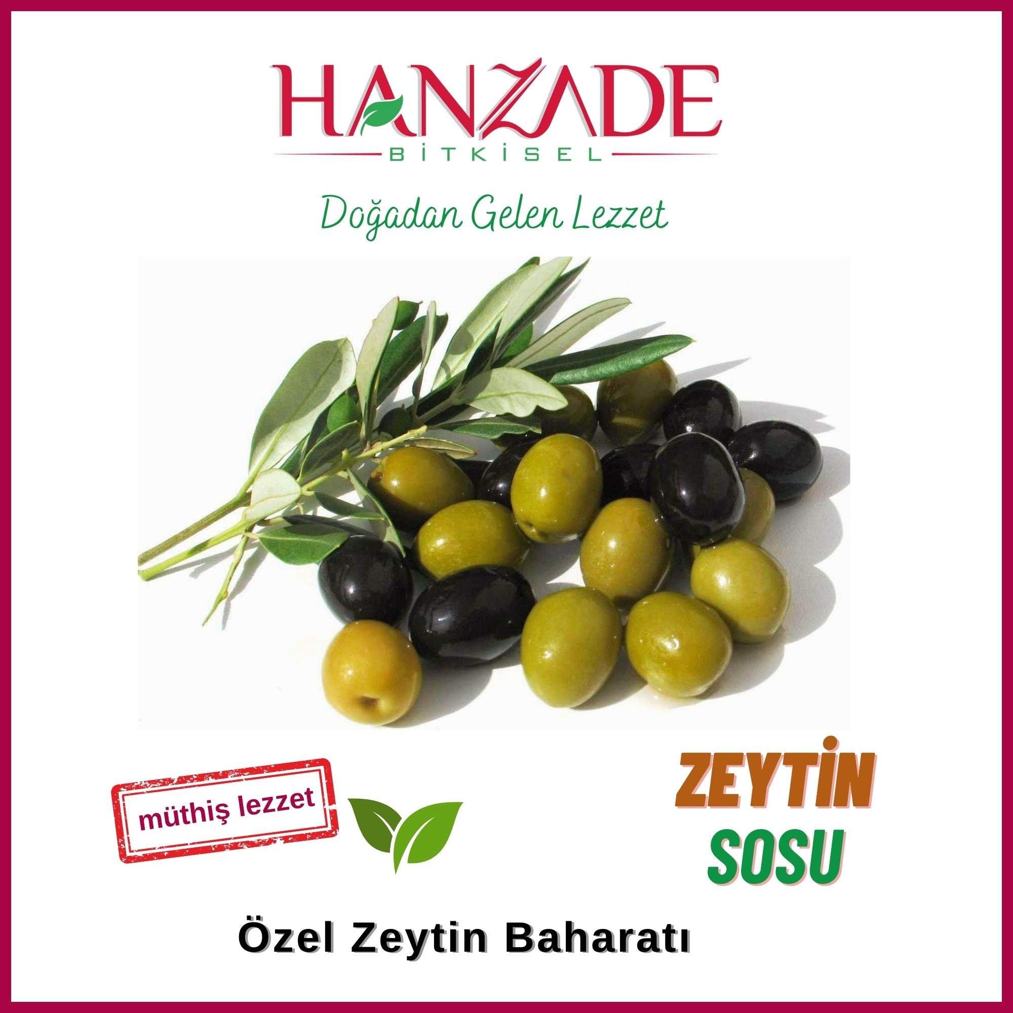 Hanzade Bitkisel Zeytin ve Zeytinyağı Çeşnisi Sosu Harcı Baharatı Kahvaltılık