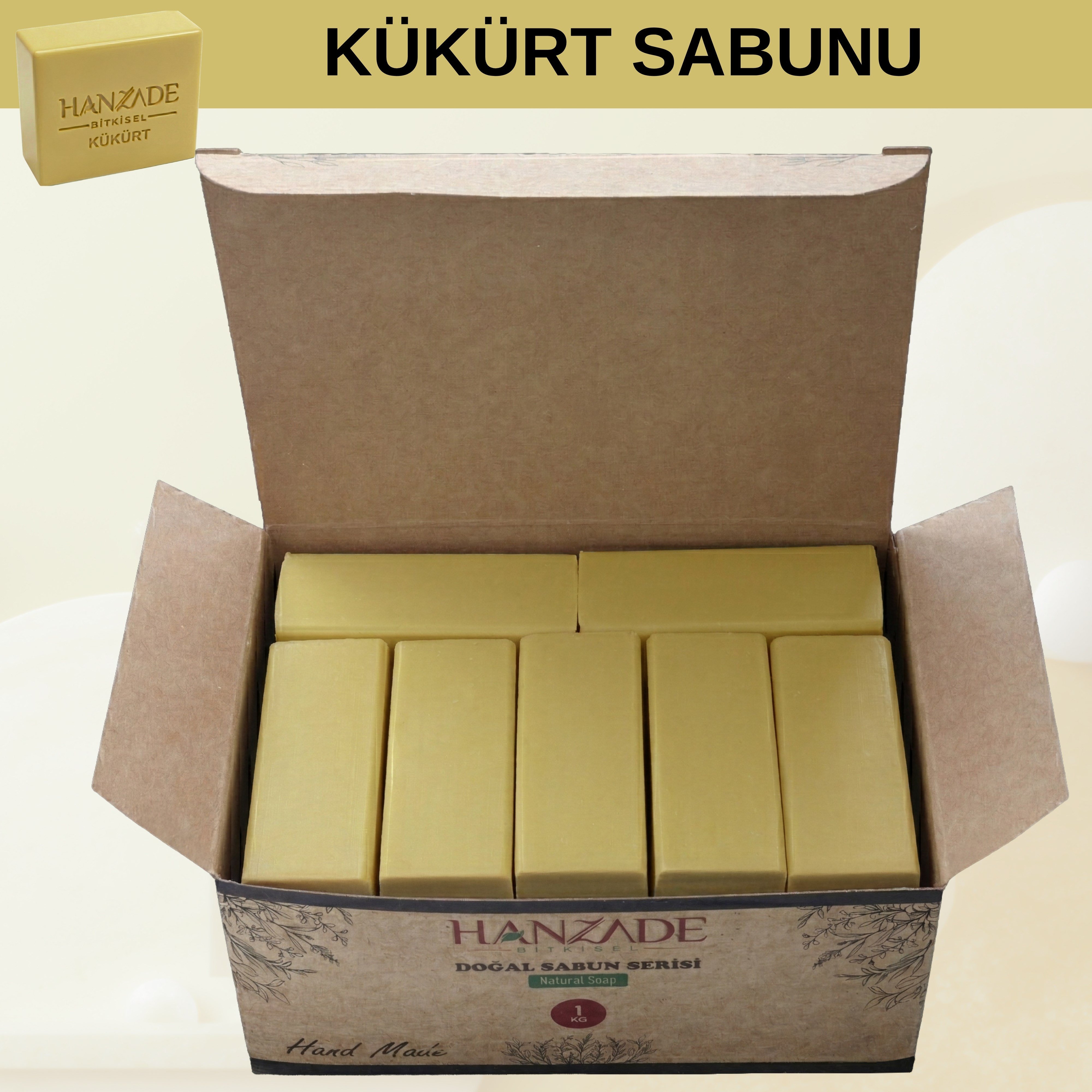 Kükürtlü Sabun - Doğal El Yapımı Dökme Kükürt Sabunu 1 kg