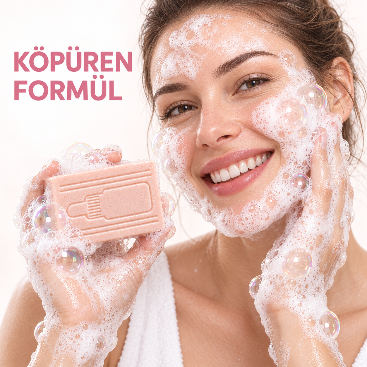 Organicsun Çankırı Tuz Sabunu + Himalaya Tuz Sabunu 2'li Set - Köpüren Formül