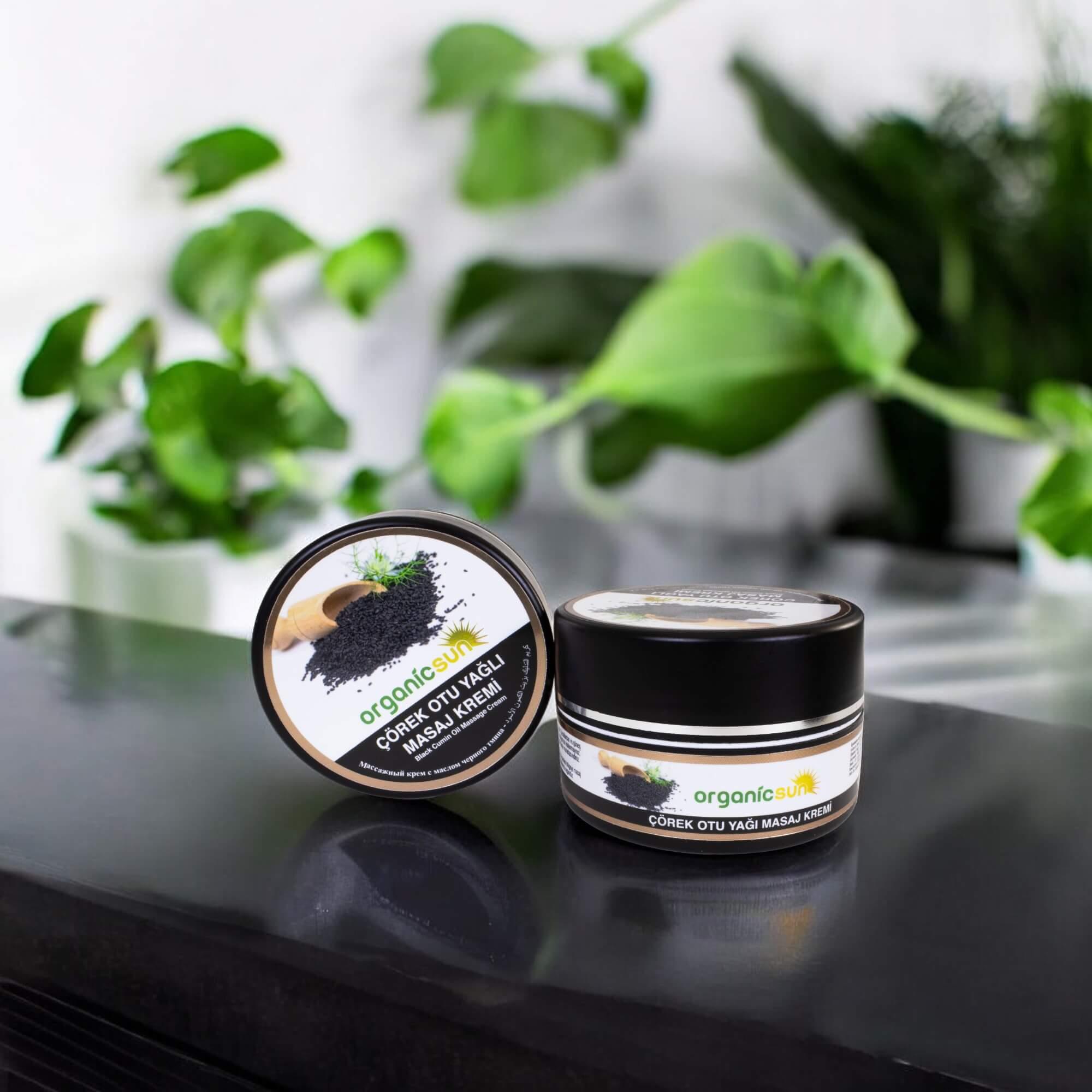Organicsun Çörek Otu Yağlı Ağrı Masaj Kremi Kas Eklem 100 ml