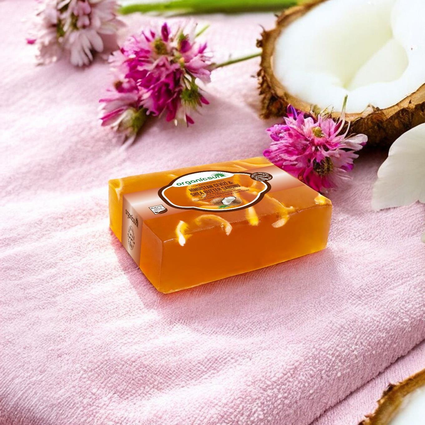 Organicsun Doğal Hindistan Cevizi & Shea Butter Sabunu 140 Gr Tüm Cilt Tipleri İçin Besleyici ve Onarıcı Etkili