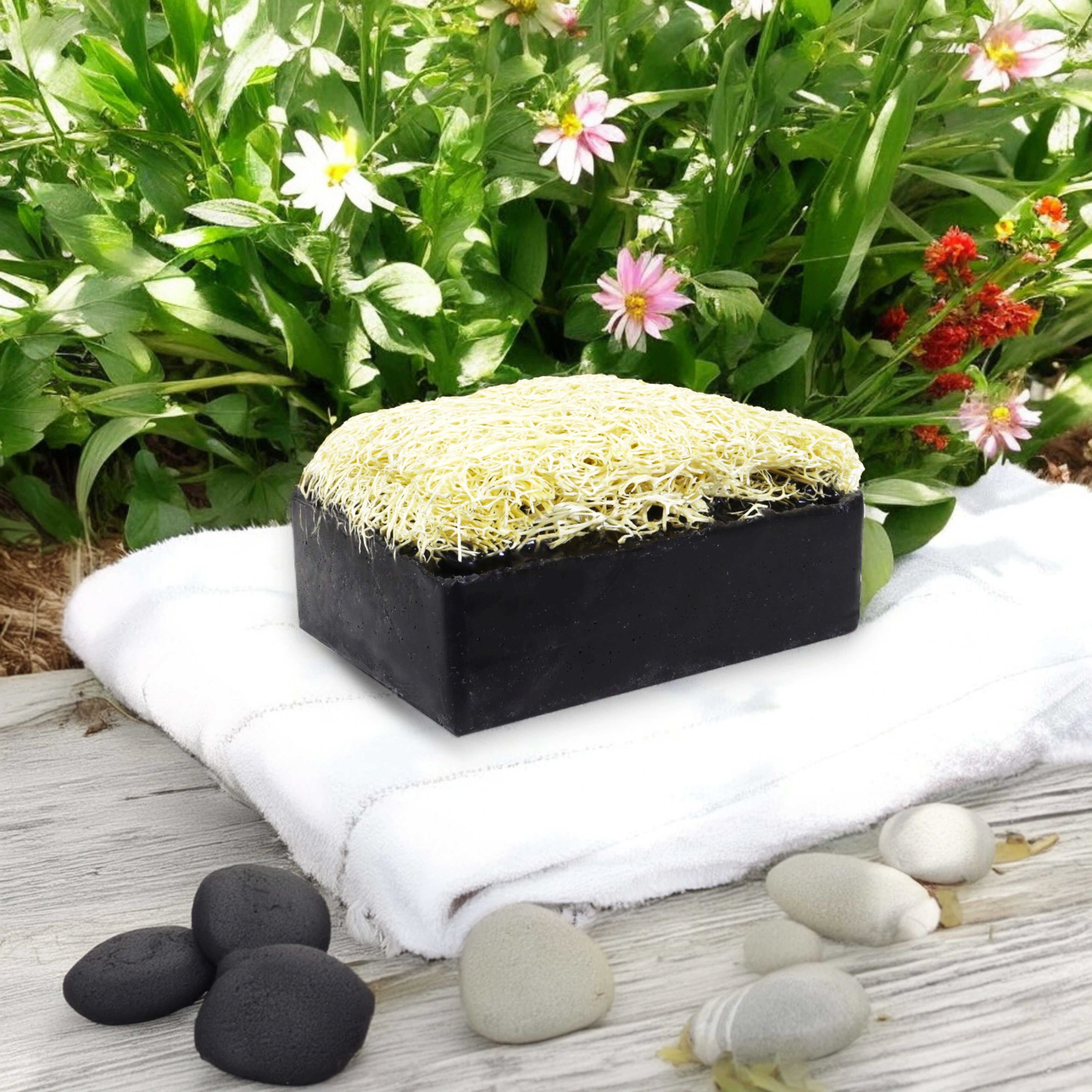 Organicsun Doğal Kabak Lifli Aktif Karbon Sabunu 120 Gr Kırışıklık ve Yaşlanma Karşıtı