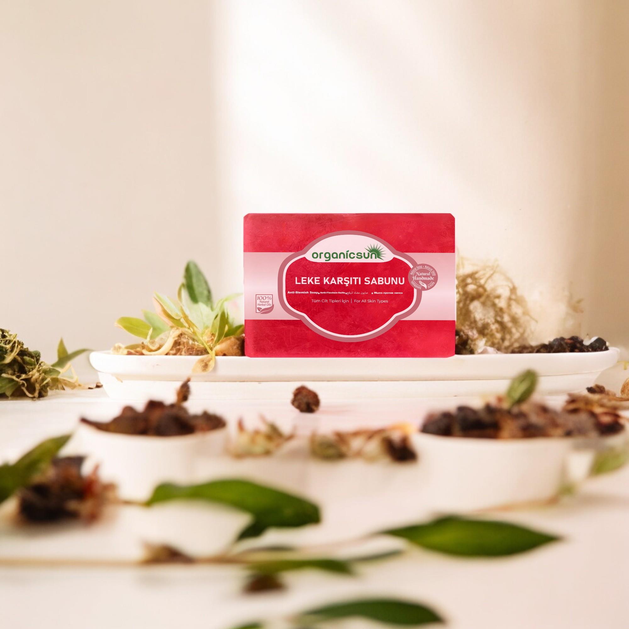 Organicsun Doğal Leke Karşıtı Sabun 140 Gr Tüm Cilt Tipleri İçin Cilt Lekelerine Karşı