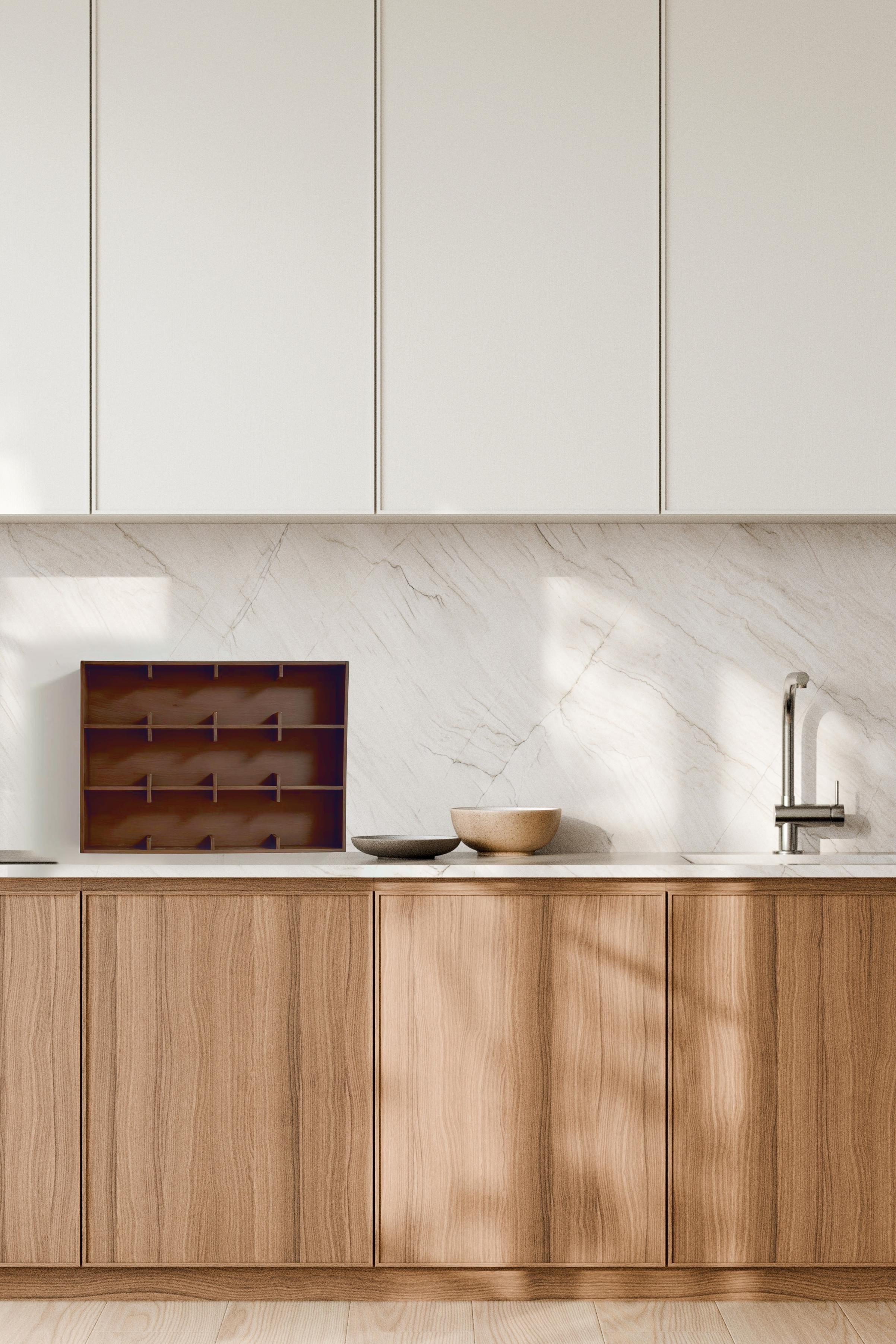 Dekoratif Fincan Rafı 40 x 56 cm ceviz MdF