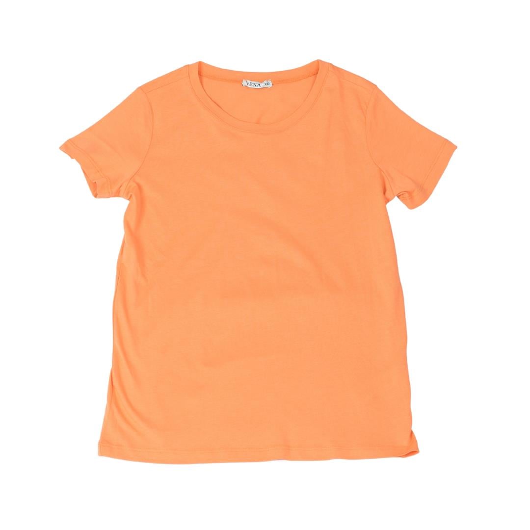 141237031023VENA 29558 KADIN T-SHIRT  TURUNCU