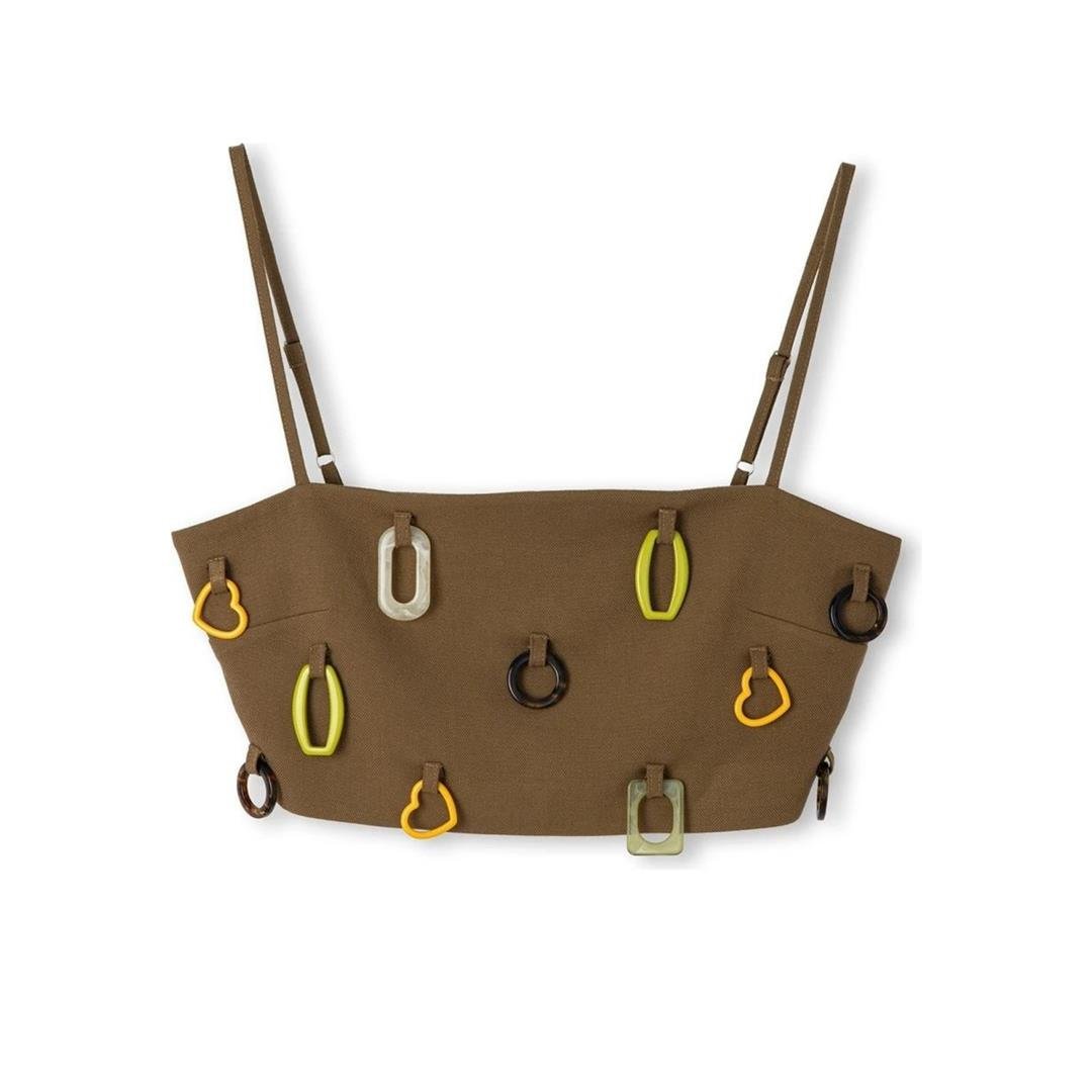 183250086007TWIST TS1240006130 KADIN BLUZ  KAHVE