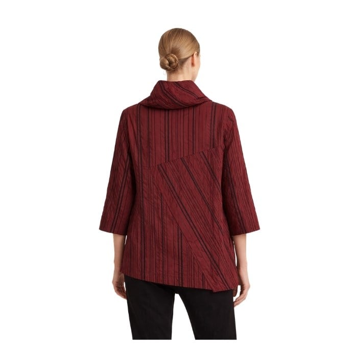 205250173019BIZEFASHION BZ258 KADIN BLUZ  BORDO