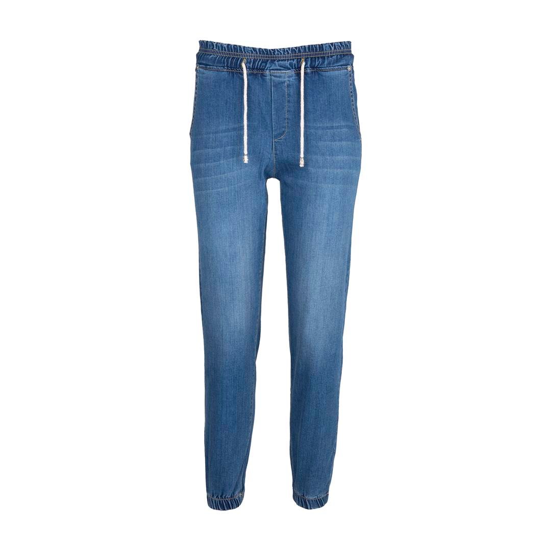 239204195003DOUBLE.TT 1017 KADIN PANTOLON  MAVİ