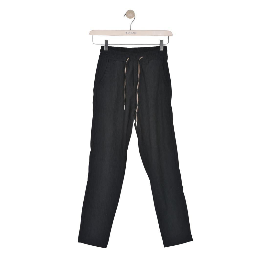 239204388001DOUBLE.TT X-179 KADIN PANTOLON  SİYAH