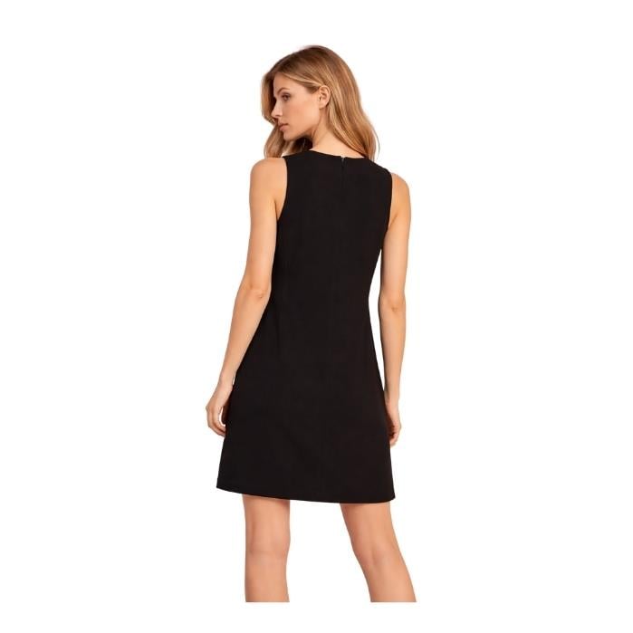 266234160323AYHAN 62002 KADIN ELBİSE  SİYAH-BEYAZ