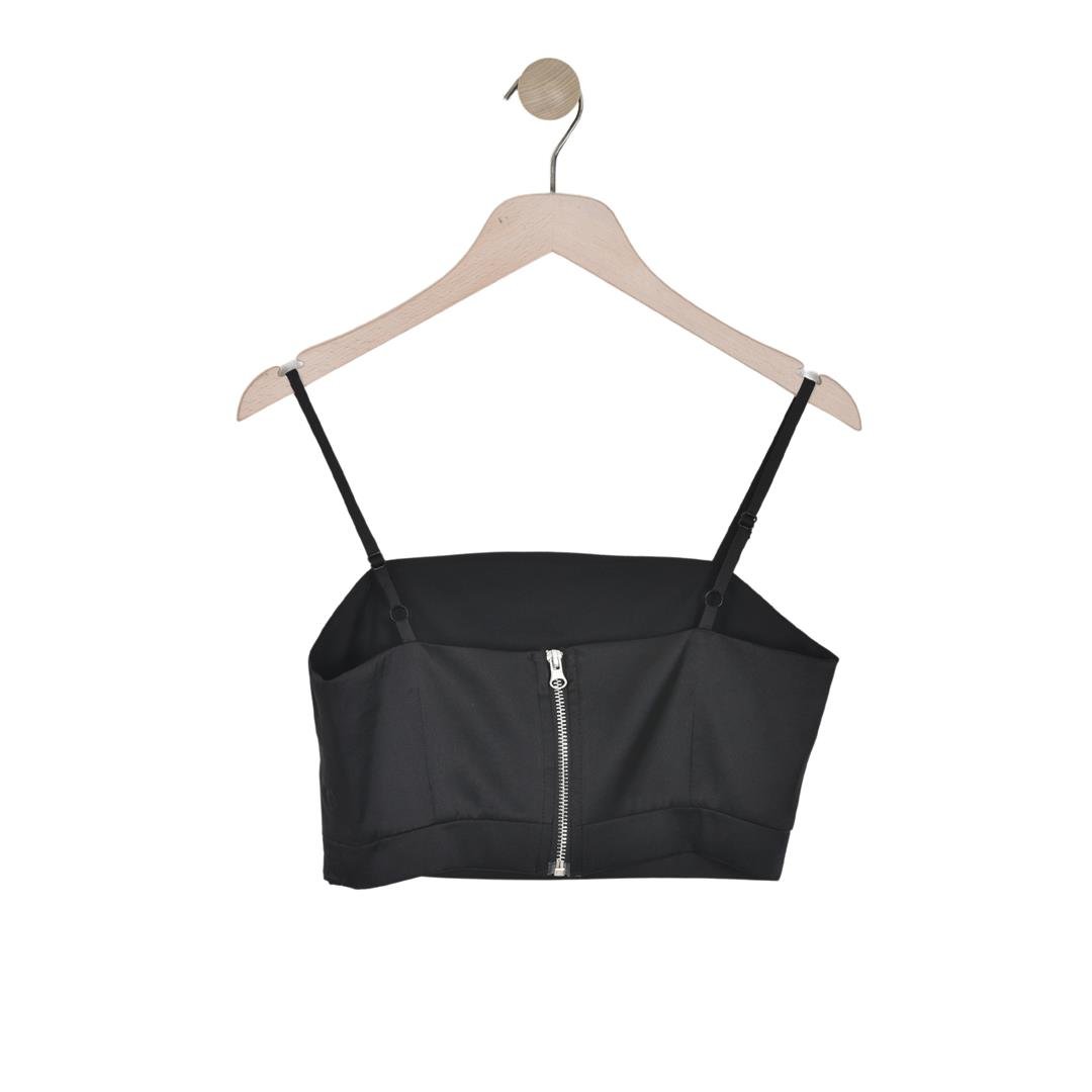 275237002001Y/Z ARCHIVES 4001 KADIN CROP BRA  SİYAH