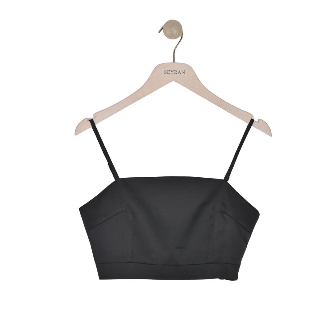 275237002001Y/Z ARCHIVES 4001 KADIN CROP BRA  SİYAH