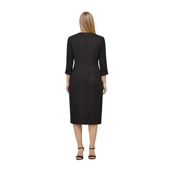 285234134001EKOL 04013 KADIN ELBİSE  SİYAH