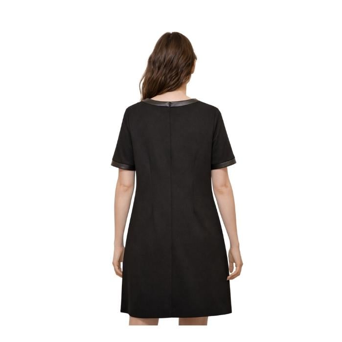 285234136001EKOL 04083 KADIN ELBİSE  SİYAH