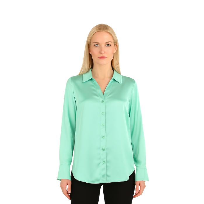 285250132005EKOL 01002 KADIN BLUZ  YEŞİL