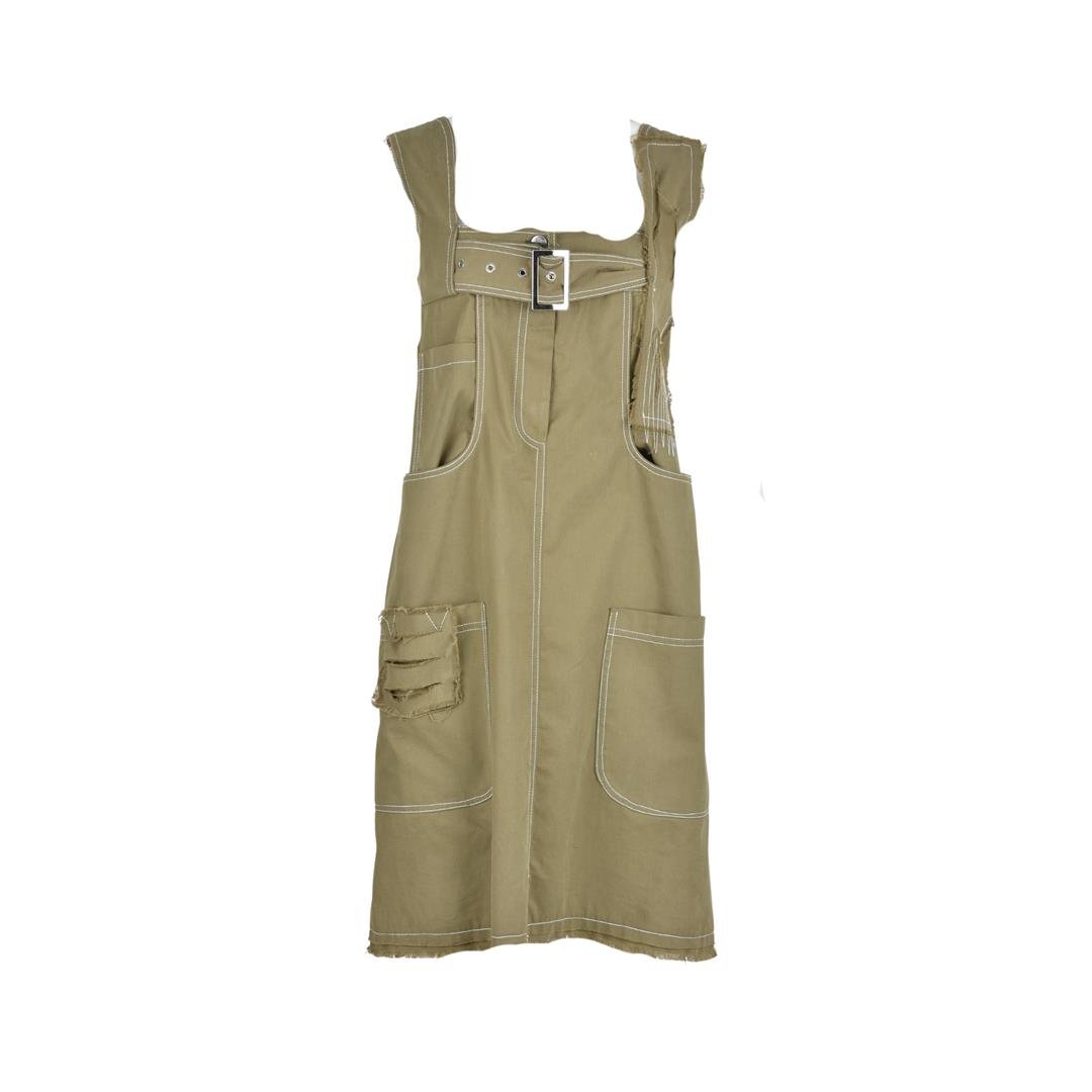 296234027005SOİE 7225 KADIN ELBİSE  YEŞİL