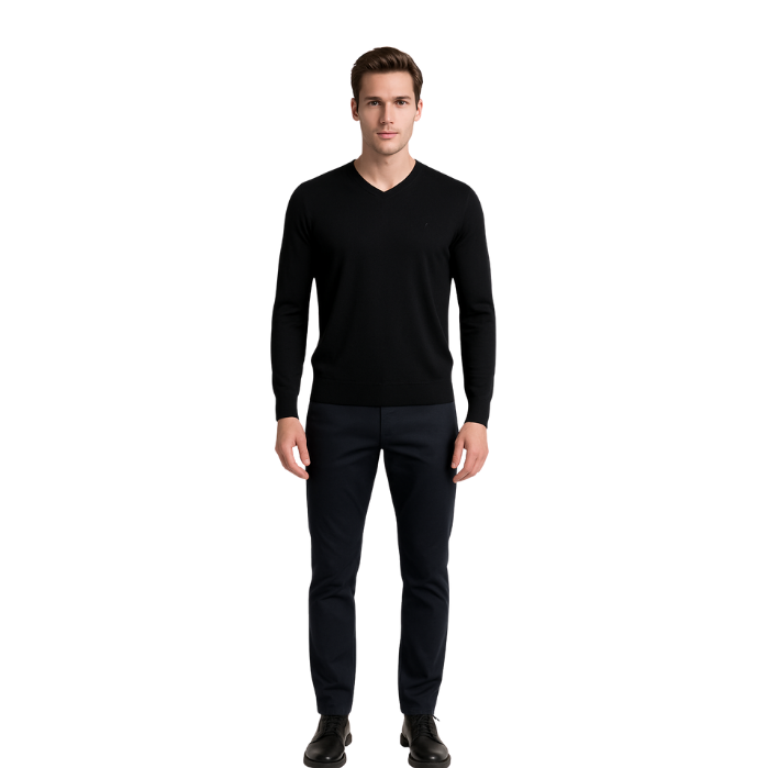 374710061001LEGATO TRK4560 ERKEK TRİKO  SİYAH