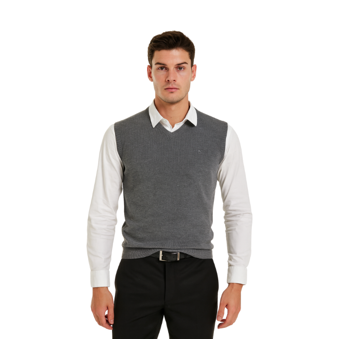 374710065018LEGATO TRK4535 ERKEK TRİKO  K.GRİ