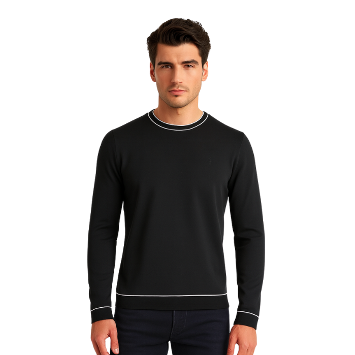 374710067001LEGATO TRK4585 ERKEK TRİKO  SİYAH