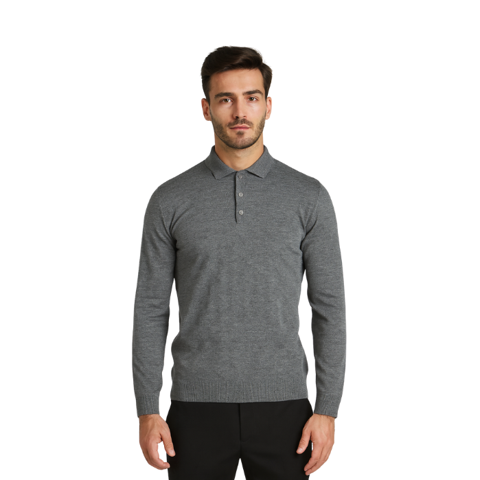 374710074008LEGATO TRK4645 ERKEK TRİKO  GRİ