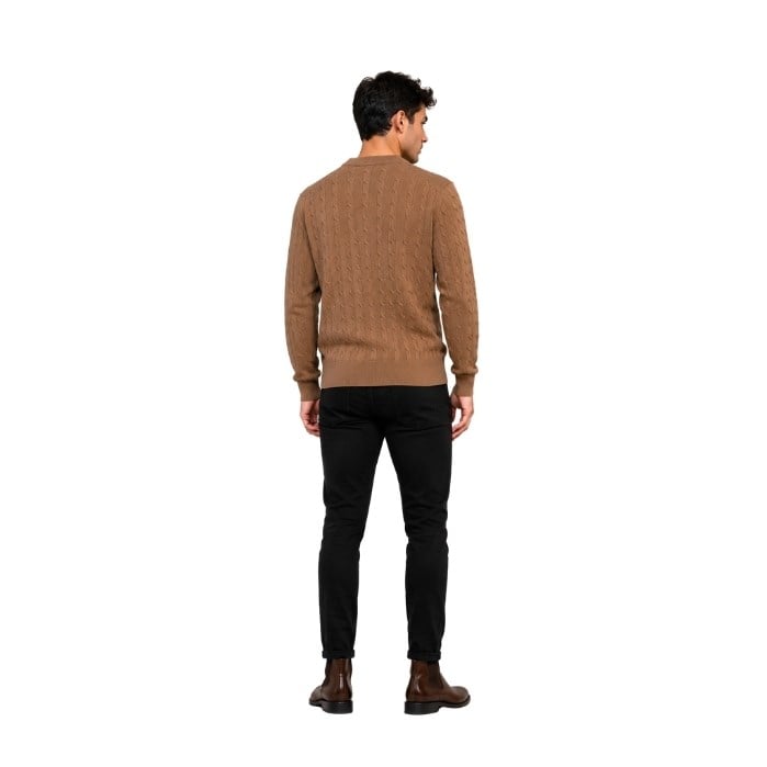 374710094022LEGATO TRK6470 ERKEK TRİKO  CAMEL