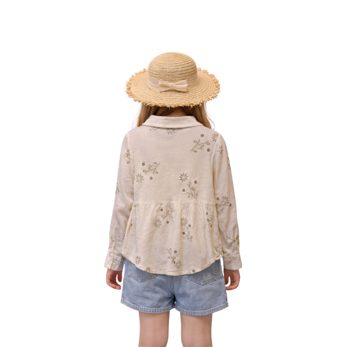 443403141007ESCABEL 3401-C ÇOCUK GÖMLEK  KAHVE