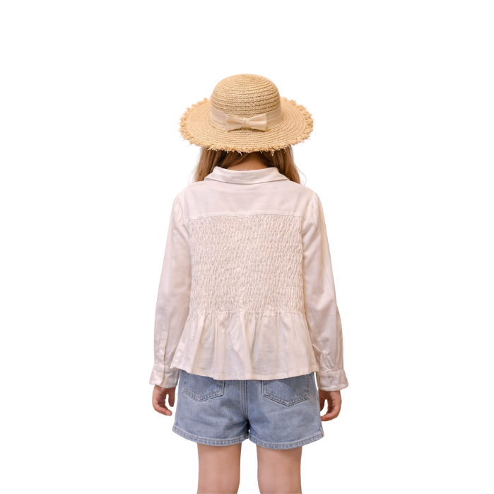 443403147002ESCABEL 35769-C ÇOCUK GÖMLEK  BEYAZ