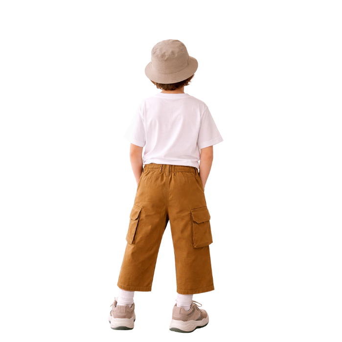 443404334007ESCABEL 23022-K ÇOCUK PANTOLON  KAHVE