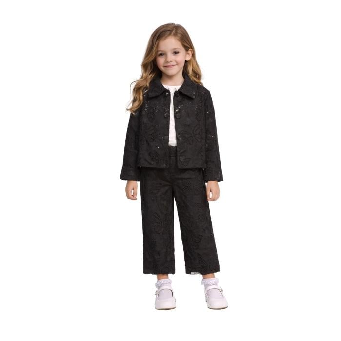 443415172001ESCABEL 35953-K ÇOCUK TAKIM  SİYAH