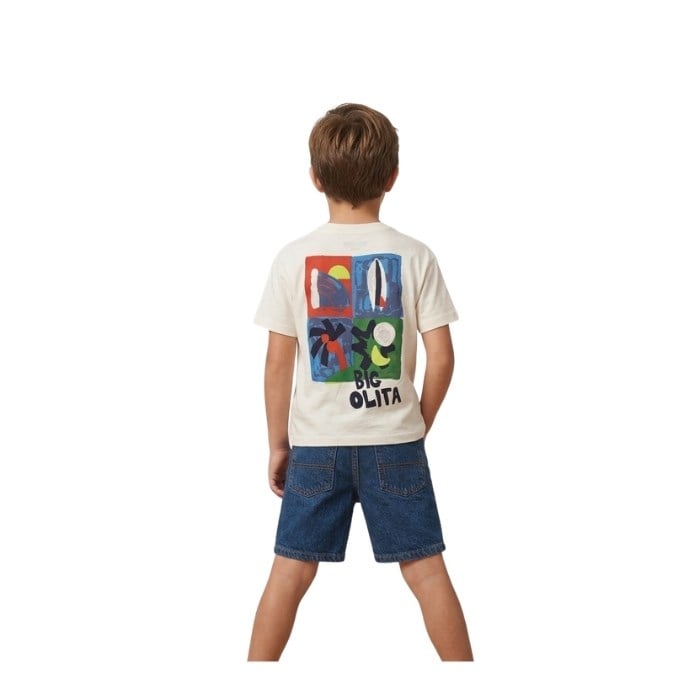 443437323002ESCABEL 1777 ÇOCUK T-SHIRT  BEYAZ
