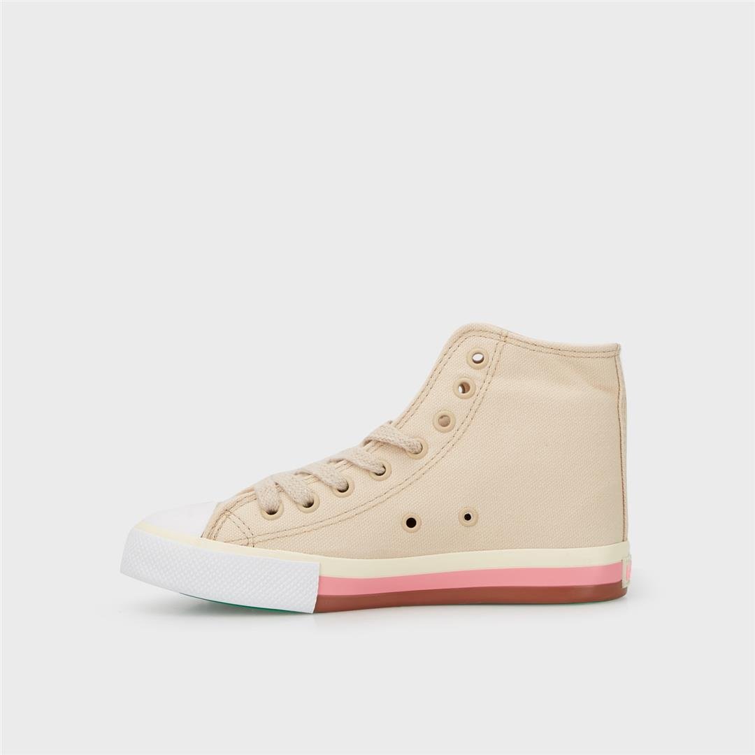 522626045014BENETTON BN-30189 KADIN SNEAKER  BEJ