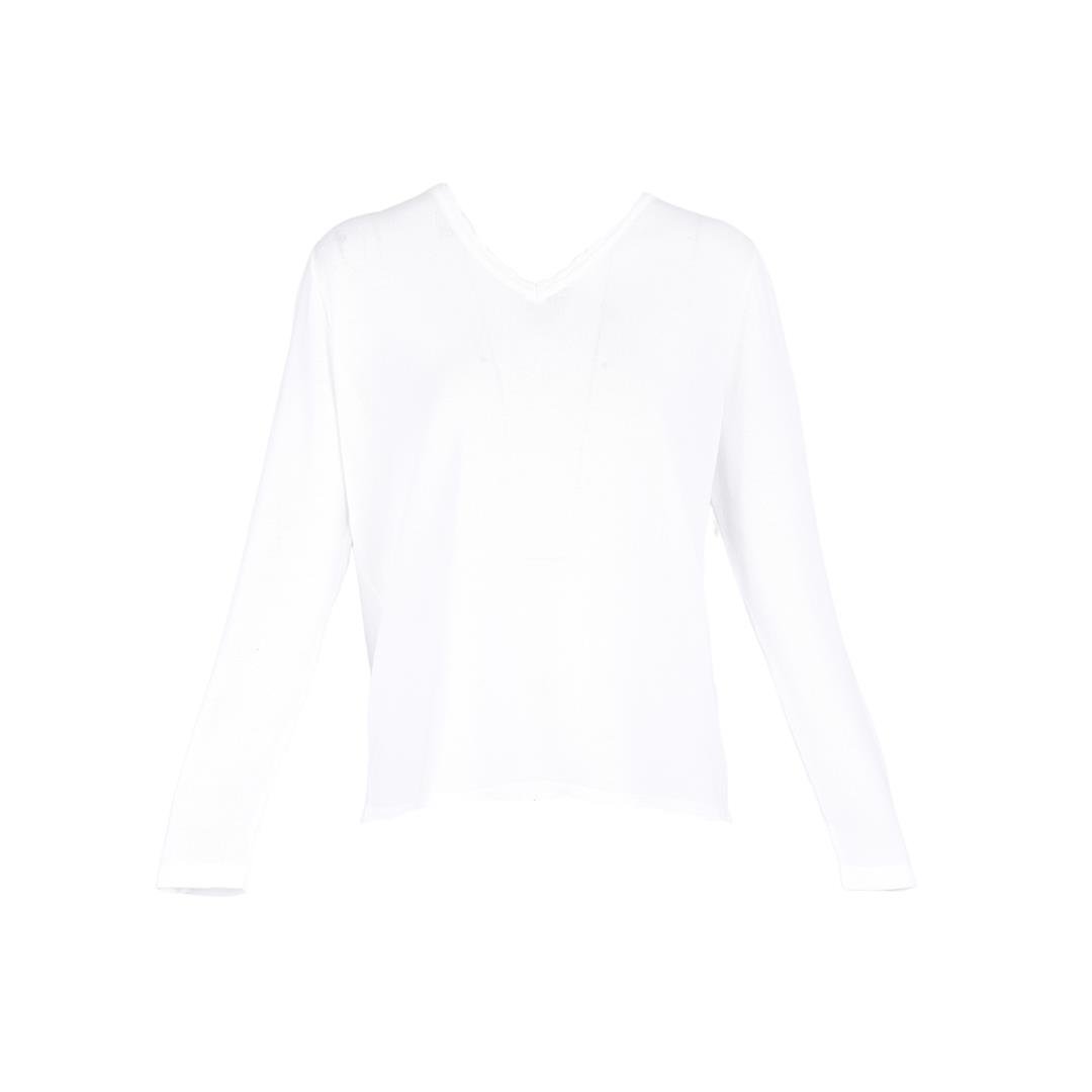 527250343002TWOMAİL Y4TBL22483 KADIN BLUZ  BEYAZ