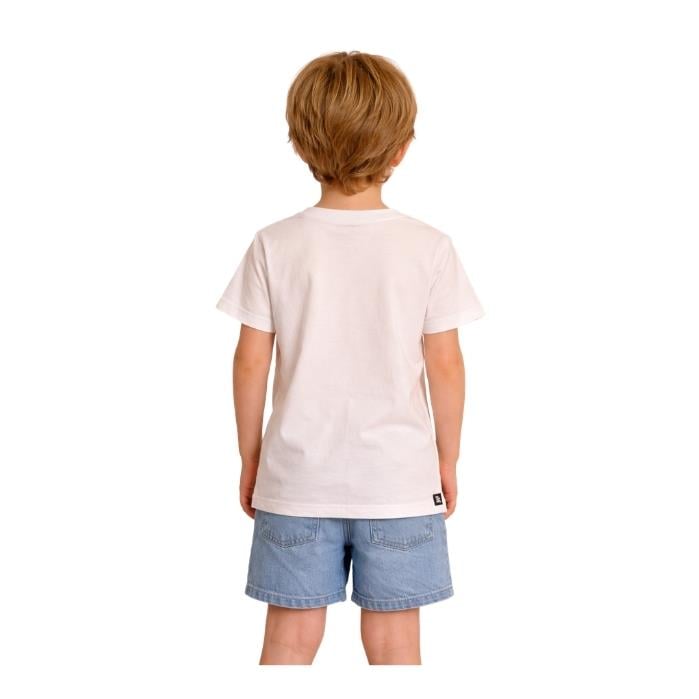 531437001487BAD BEAR 25.06.07.001 ÇOCUK T-SHIRT  KIRIK BEYAZ