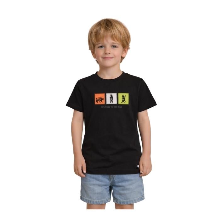 531437002001BAD BEAR 25.06.07.002 ÇOCUK T-SHIRT  SİYAH
