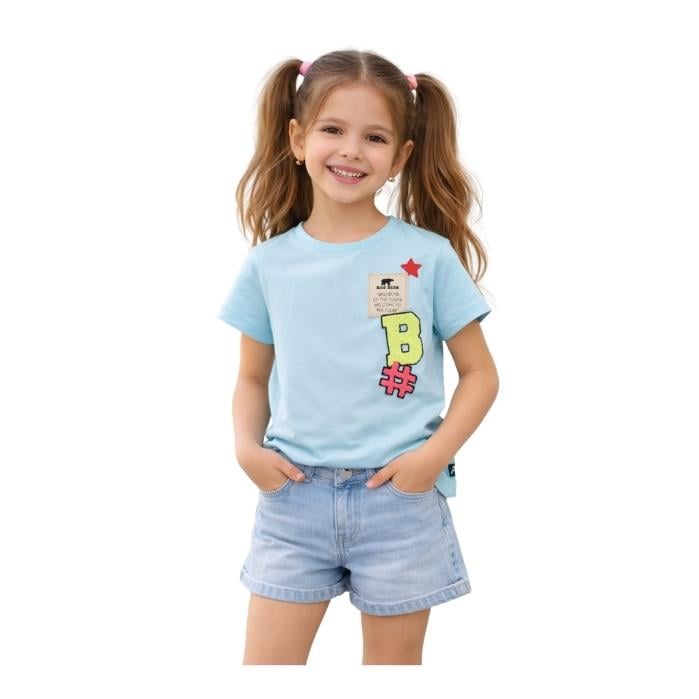 531437008017BAD BEAR 25.06.07.010 ÇOCUK T-SHIRT  A. MAVİ