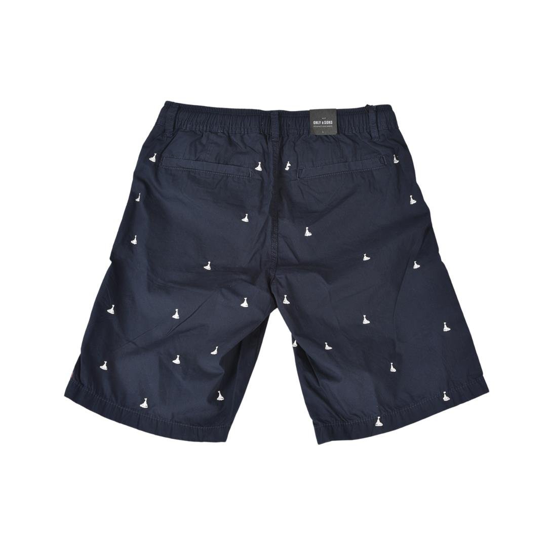 545554011006ONLY & SONS 22029213 ERKEK ŞORT  LACİVERT